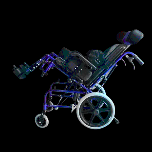thumbnail Morecare Bluebell - Pediatric High-Back Reclining Tilting CP Wheelchair
